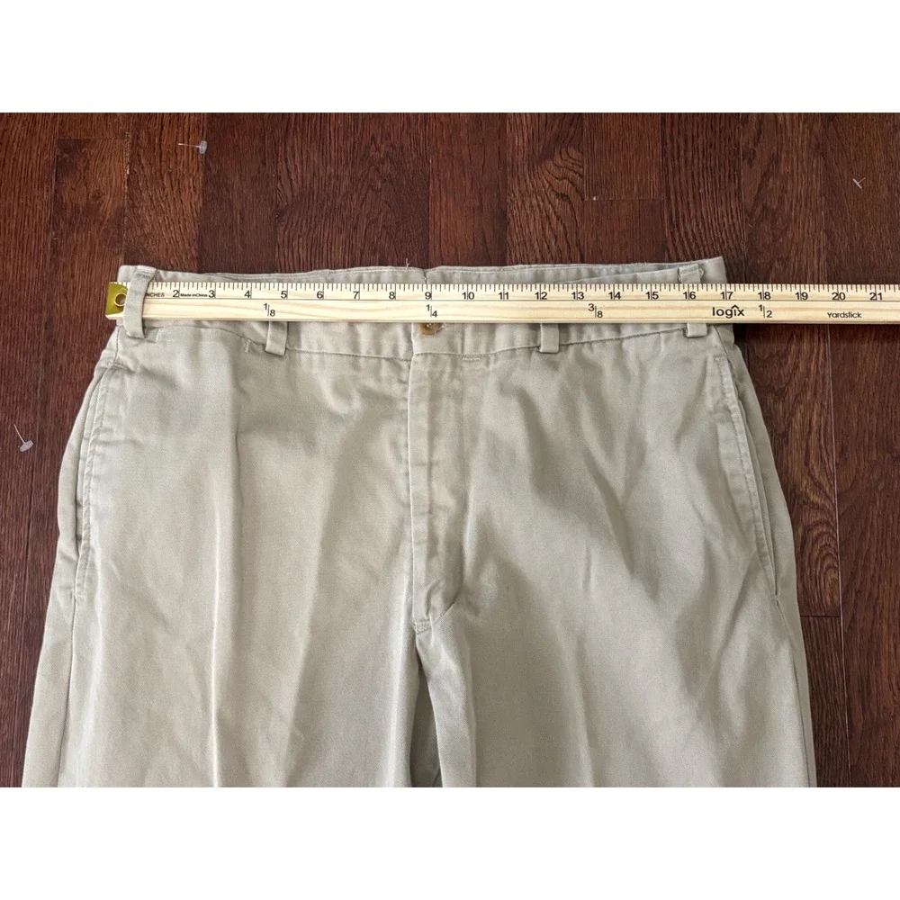 Bills Khakis M2 Standard Fit Khaki Pants 34x30 Made in USA Cuffed Chinos Tan